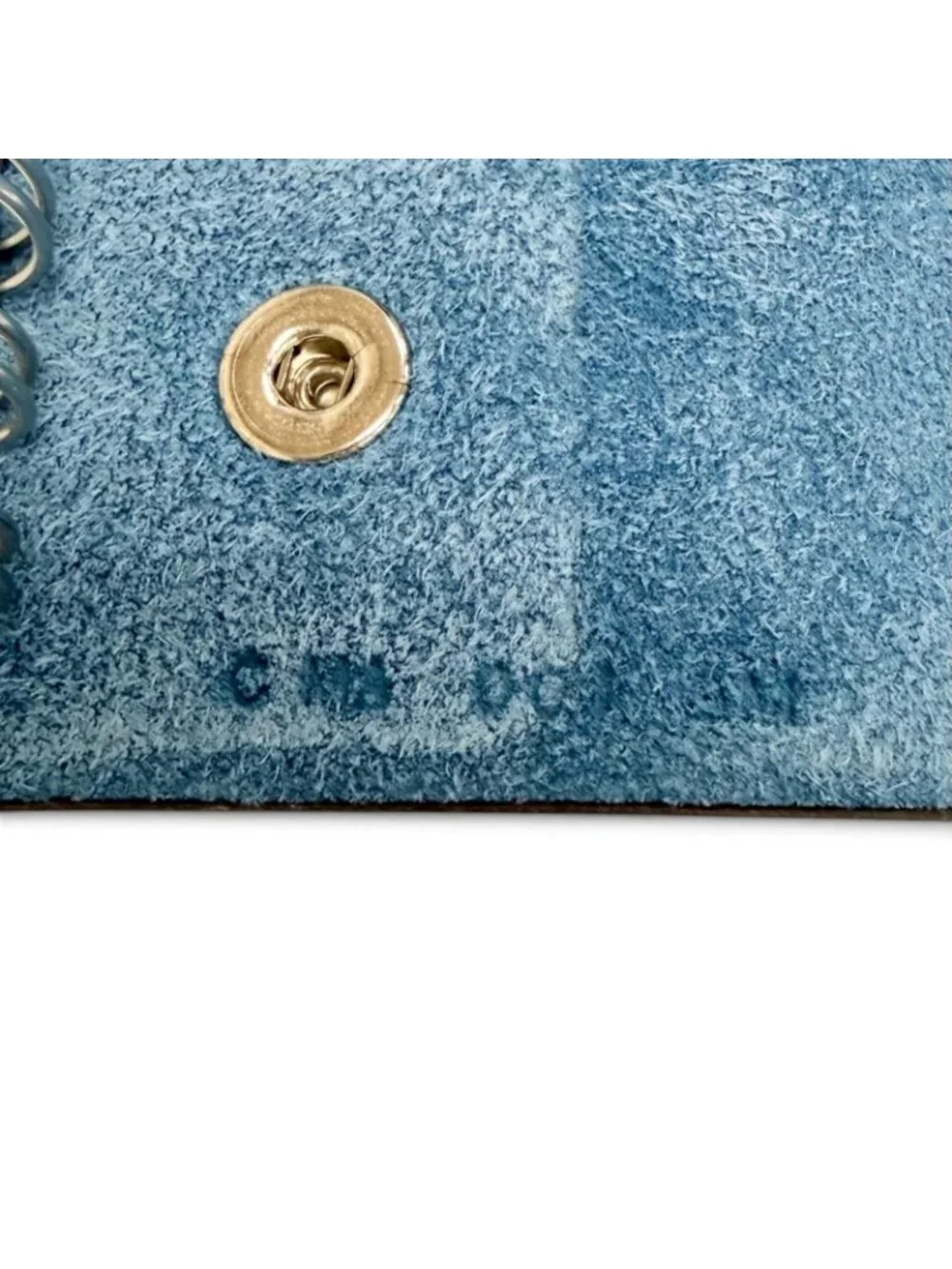 Hermes Ulysse Mini Note Cover Togo Blue Brighton Clou de Selle Snap Button